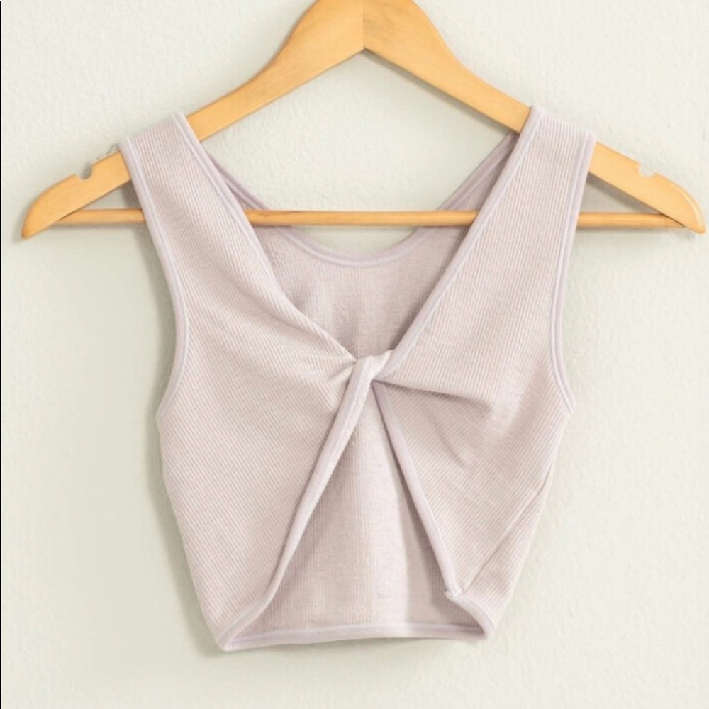 Twisted crop top